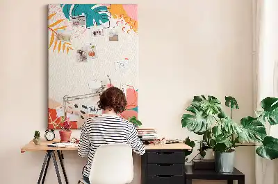 Prikbord van kurk Tropische kusten