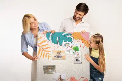 Prikbord van kurk Tropische kusten