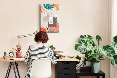 Prikbord van kurk Tropische kusten