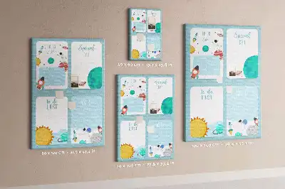 Prikbord Galaxy-thema planner