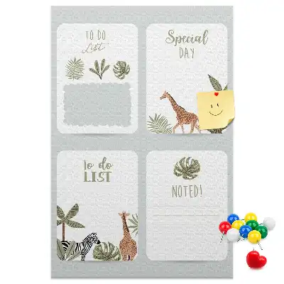 Prikbord van kurk To-dolijstplanner