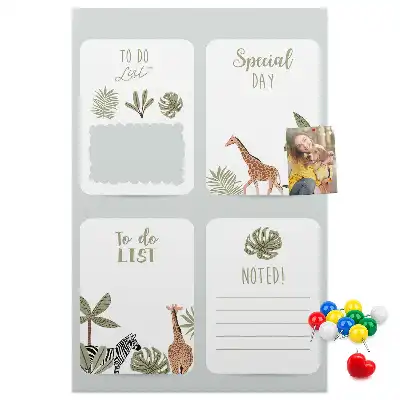Prikbord van kurk To-dolijstplanner
