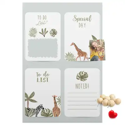 Prikbord van kurk To-dolijstplanner