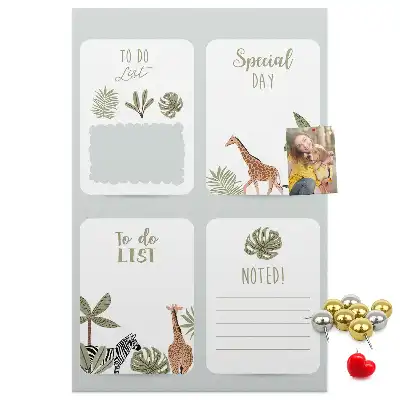 Prikbord van kurk To-dolijstplanner