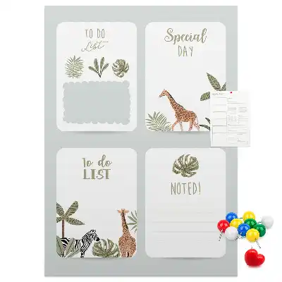Prikbord van kurk To-dolijstplanner