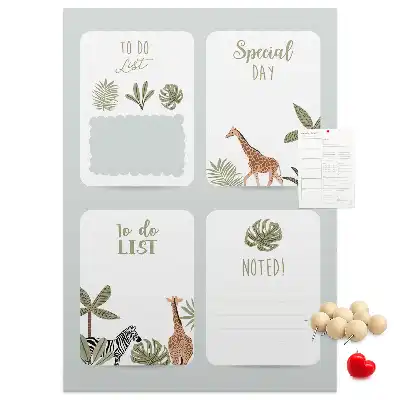 Prikbord van kurk To-dolijstplanner