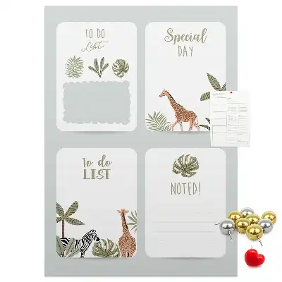 Prikbord van kurk To-dolijstplanner