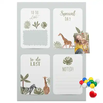 Prikbord van kurk To-dolijstplanner