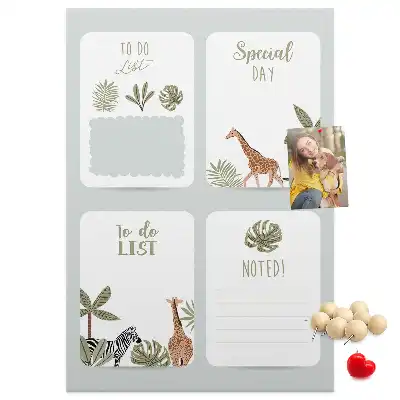 Prikbord van kurk To-dolijstplanner