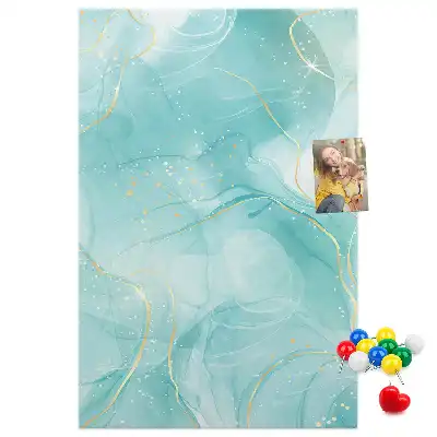 Prikbord van kurk Abstract marmermotief