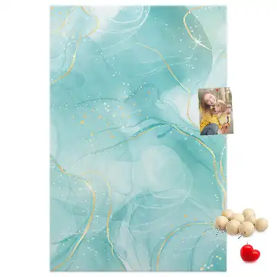 Prikbord van kurk Abstract marmermotief