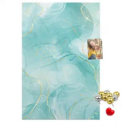 Prikbord van kurk Abstract marmermotief