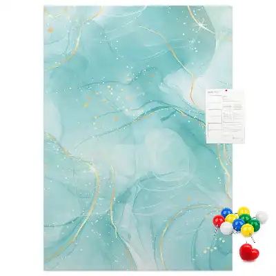 Prikbord van kurk Abstract marmermotief