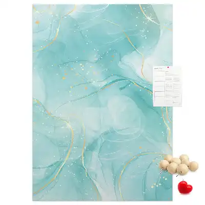 Prikbord van kurk Abstract marmermotief