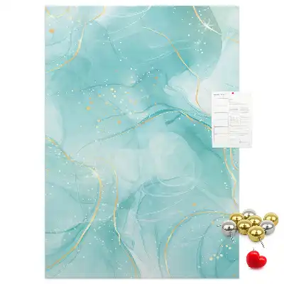 Prikbord van kurk Abstract marmermotief