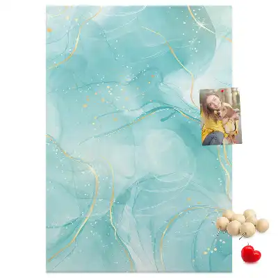 Prikbord van kurk Abstract marmermotief