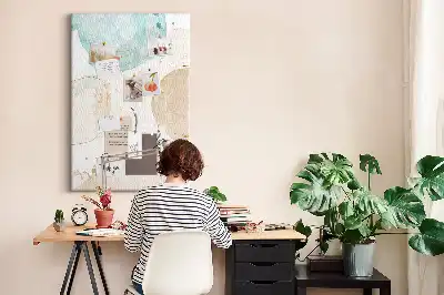 Prikbord Pastelvlekken