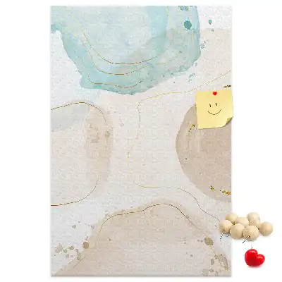 Prikbord Pastelvlekken