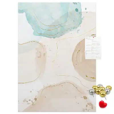 Prikbord Pastelvlekken
