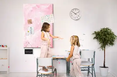 Prikbord van kurk Subtiele veren