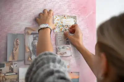 Prikbord van kurk Subtiele veren