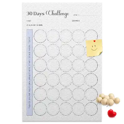 Prikbord 30-dagen uitdaging planner