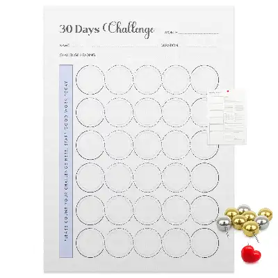 Prikbord 30-dagen uitdaging planner