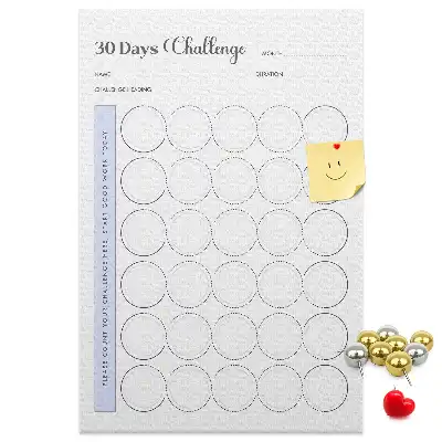 Prikbord 30-dagen uitdaging planner