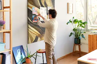 Prikbord Abstracte lijnen