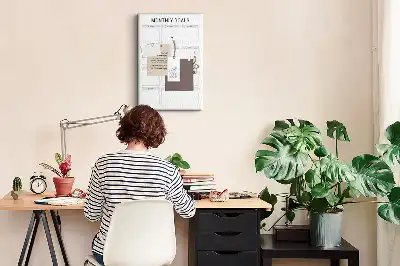 Prikbord Maandelijkse doelen