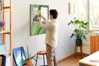 Prikbord van kurk Natuurlijke landschapslijnen