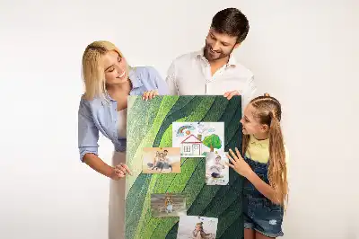 Prikbord van kurk Natuurlijke landschapslijnen