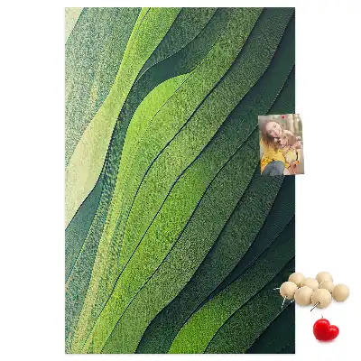 Prikbord van kurk Natuurlijke landschapslijnen