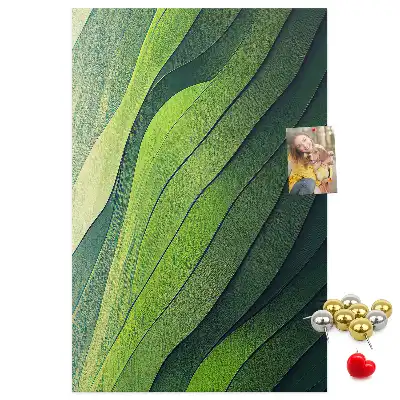Prikbord van kurk Natuurlijke landschapslijnen