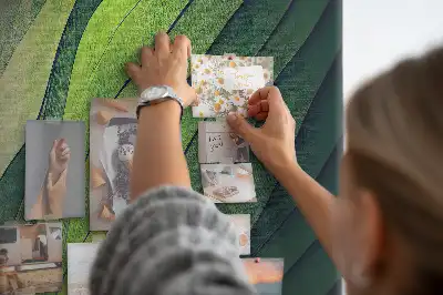 Prikbord van kurk Natuurlijke landschapslijnen