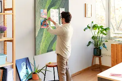 Prikbord van kurk Natuurlijke landschapslijnen