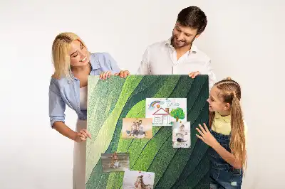 Prikbord van kurk Natuurlijke landschapslijnen