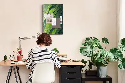 Prikbord van kurk Natuurlijke landschapslijnen