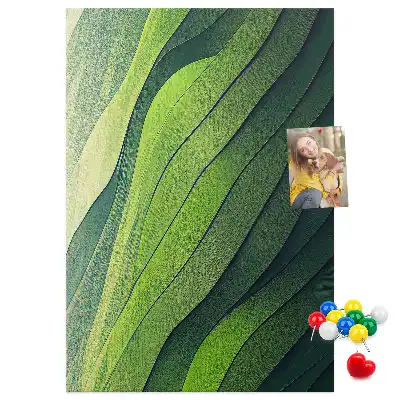Prikbord van kurk Natuurlijke landschapslijnen