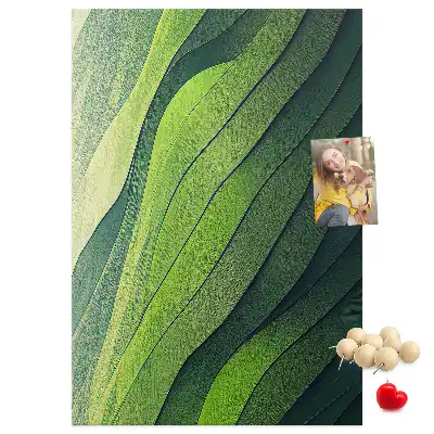 Prikbord van kurk Natuurlijke landschapslijnen
