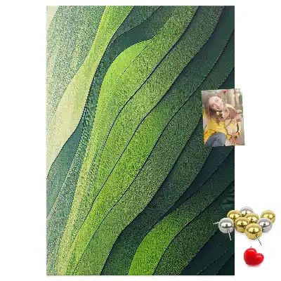 Prikbord van kurk Natuurlijke landschapslijnen