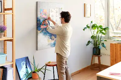 Prikbord Abstractie in marmer