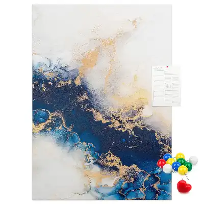 Prikbord Abstractie in marmer