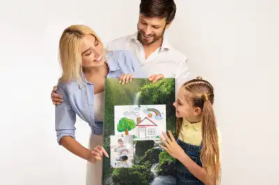 Prikbord van kurk Rotswaterval