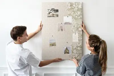Prikbord Subtiele bloemen