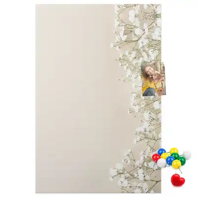 Prikbord Subtiele bloemen