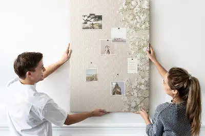 Prikbord Subtiele bloemen