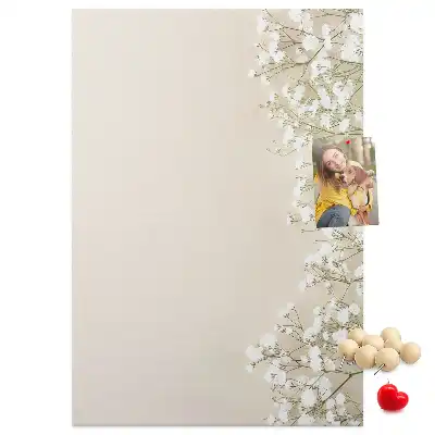 Prikbord Subtiele bloemen
