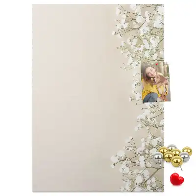 Prikbord Subtiele bloemen