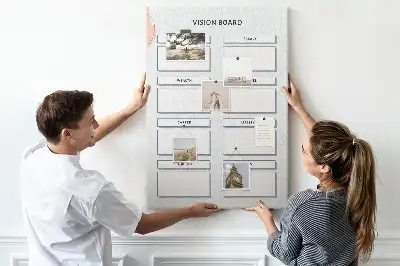 Prikbord van kurk Gezondheidsplanner
